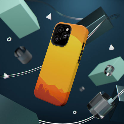Impact-Resistant Phone Case – Desert Sunrise