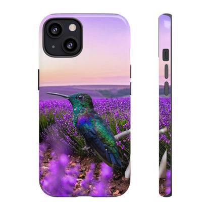 Protective Phone Case – Hummingbird Reverie