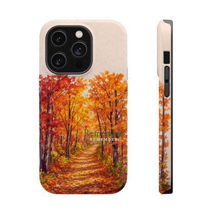 Wireless-Charging Compatible Case – Autumn Remembered – Compatible with iPhone 13–17 & Samsung Galaxy S25–S26 Series