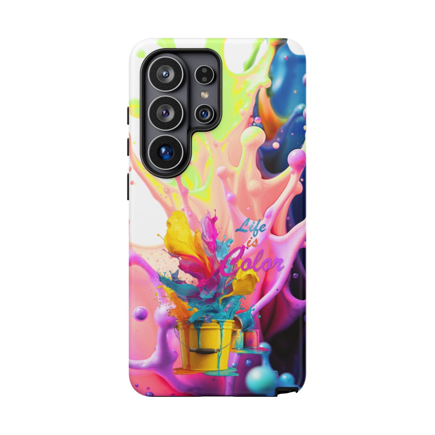Color Splash Phone Case — “Life in Color” Protective Tough Case