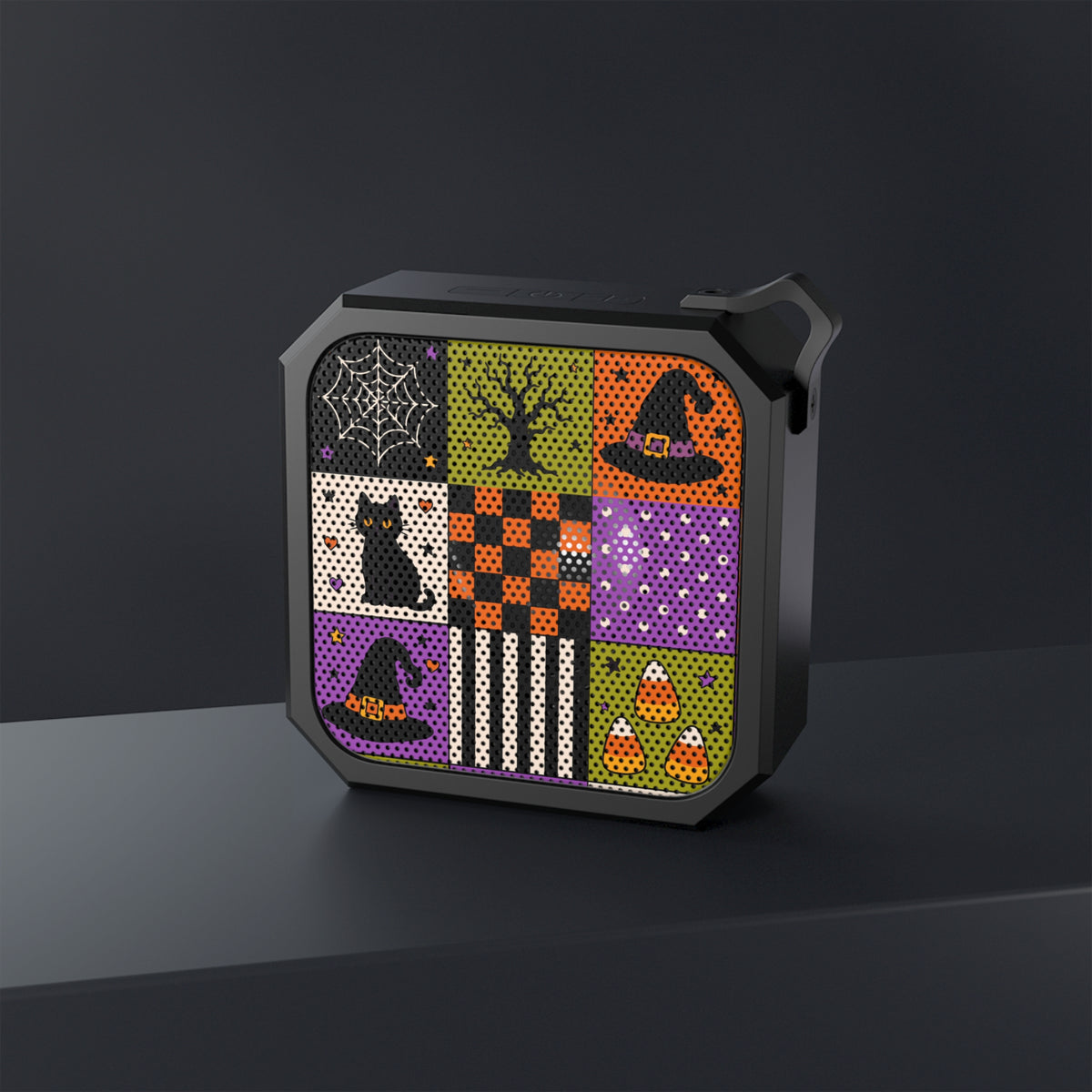 Water-Resistant Bluetooth Speaker – Spooky Patchwork