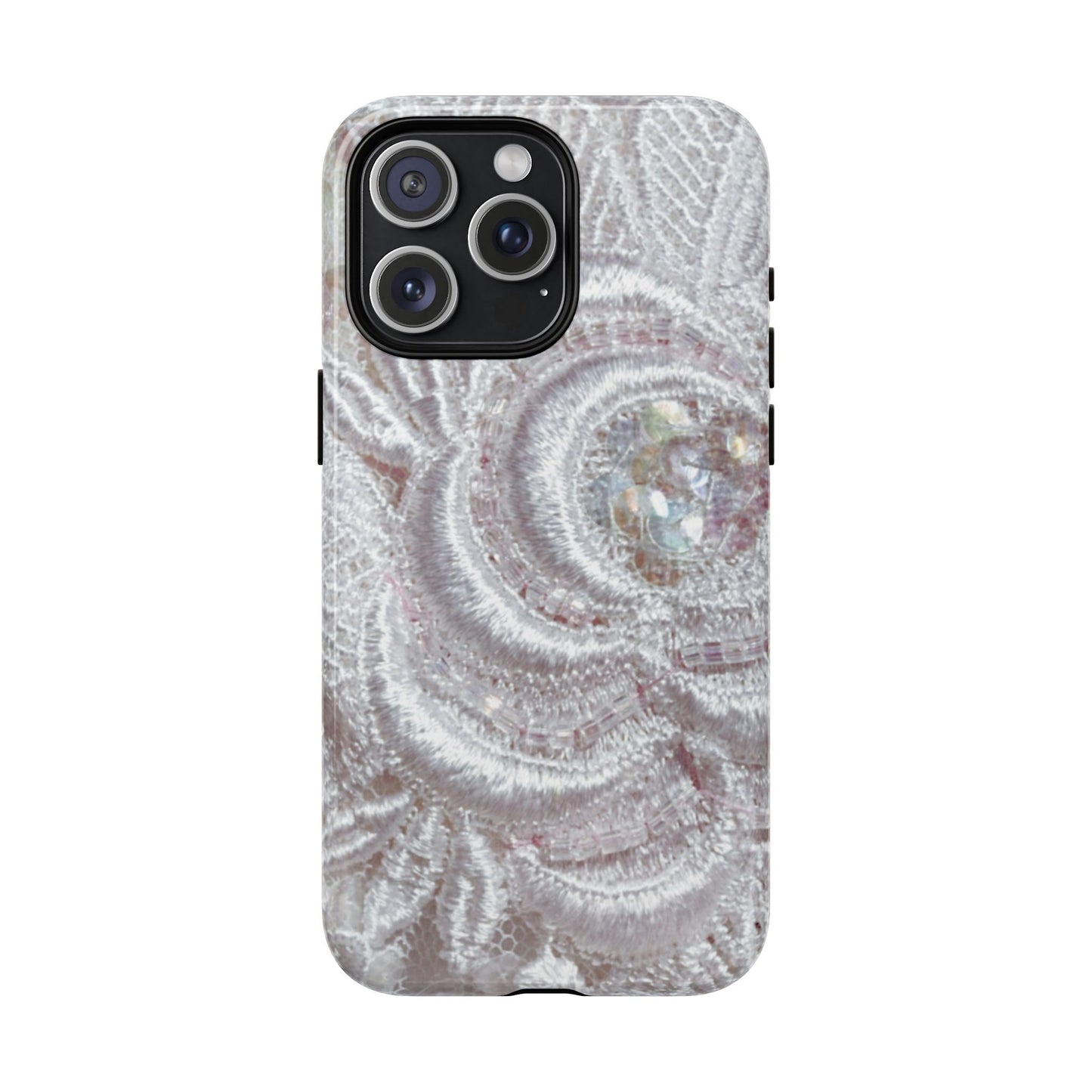 Protective Magnetic Phone Case – Lace Veil
