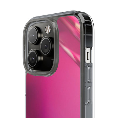 Clear Phone Case – Magenta Motion