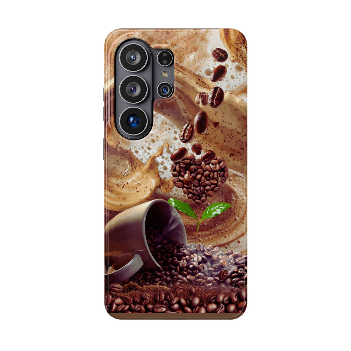 Impact-Resistant Phone Case – Love at First Sip – Compatible with iPhone 11–17 & Samsung Galaxy S22–S26 Series