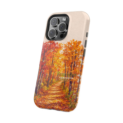 Wireless-Charging Compatible Case – Autumn Remembered – Compatible with iPhone 13–17 & Samsung Galaxy S25–S26 Series
