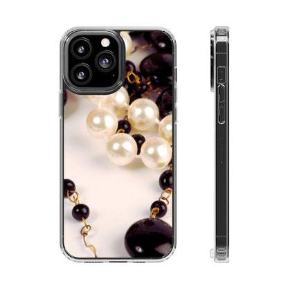 Clear Magnetic Phone Case – Noir Pearl