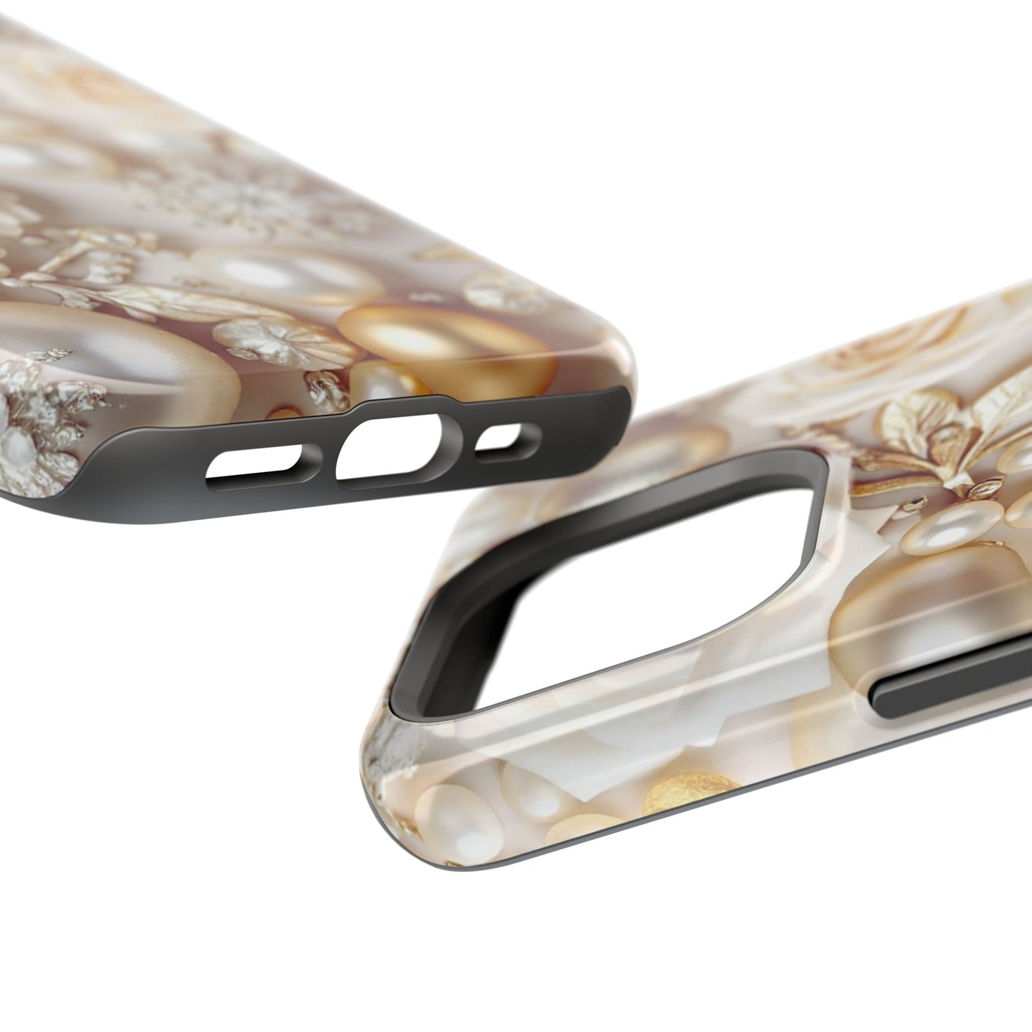 Impact-Resistant Phone Case – Ivory Opulence