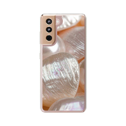 Clear Phone Case – Blush Pearl