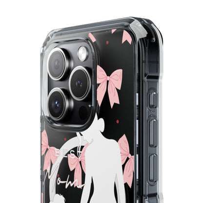 Clear Magnetic Phone Case – Best Mom: My Little Girl