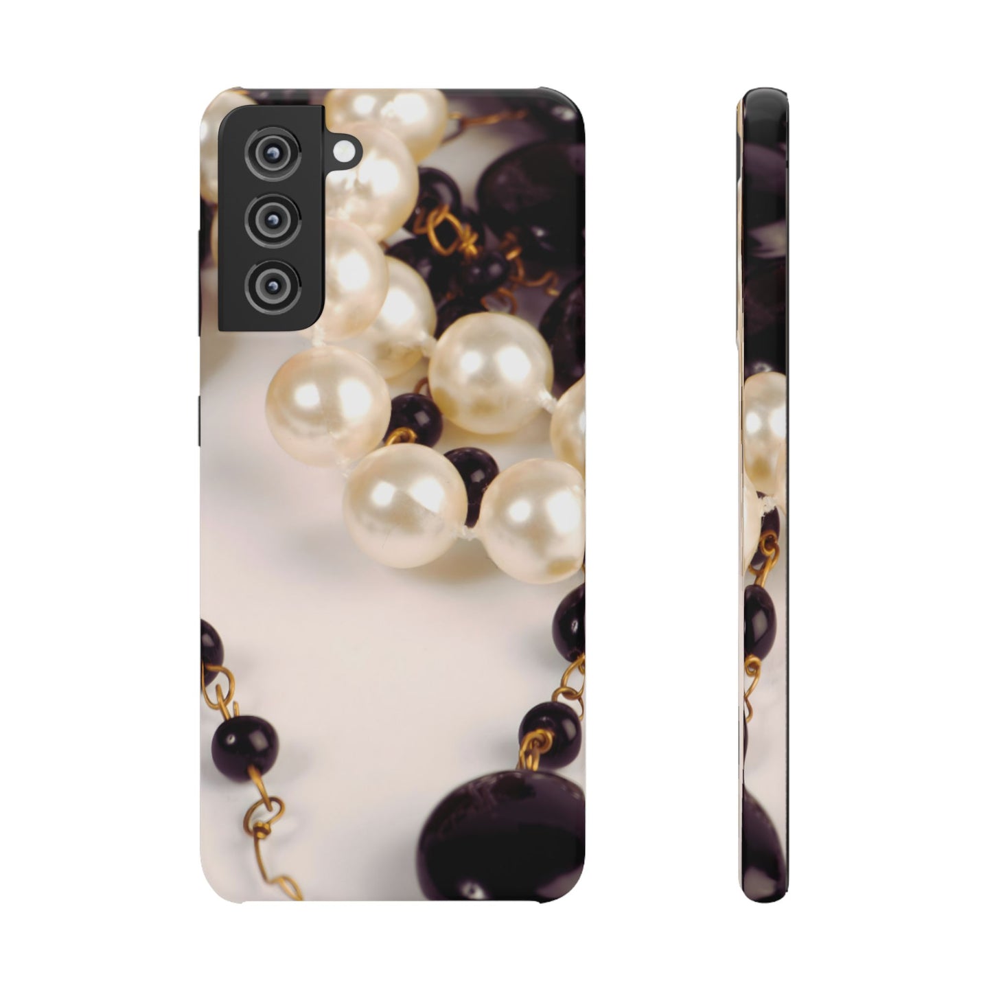 Snap Phone Case – Noir Pearl