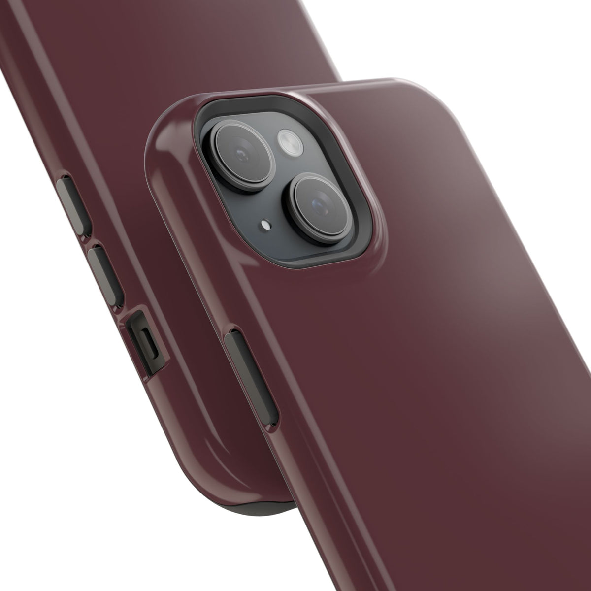 Wireless-Charging Compatible Case – Mulled Wine – Compatible with iPhone 13–17 & Samsung Galaxy S25–S26 Series