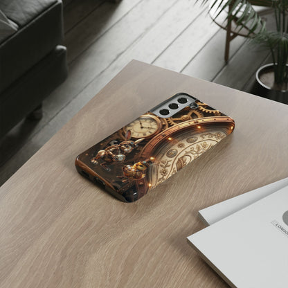 Protective Phone Case – Clockwork Cottontail