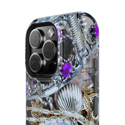 Impact-Resistant Phone Case – Chrome Jewel