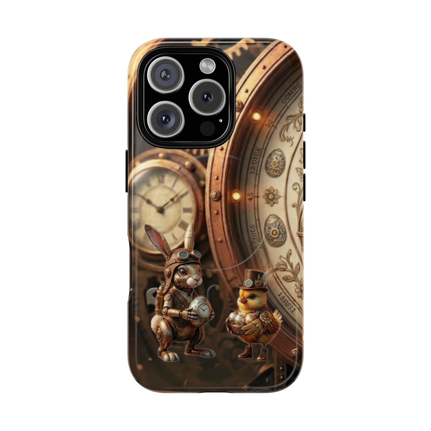Protective Magnetic Phone Case – Clockwork Cottontail