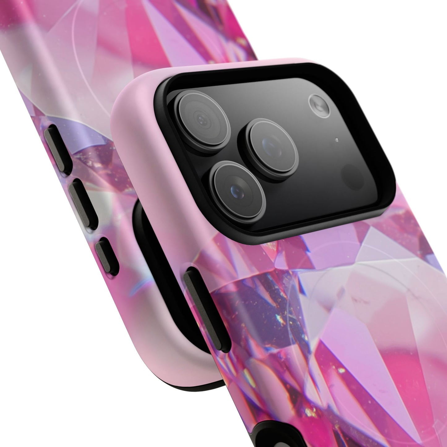 Protective Magnetic Phone Case – Pink Ice