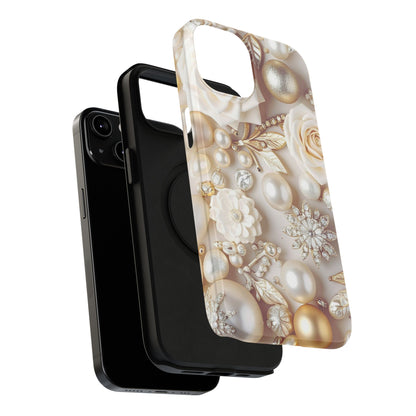 Impact-Resistant Phone Case – Ivory Opulence