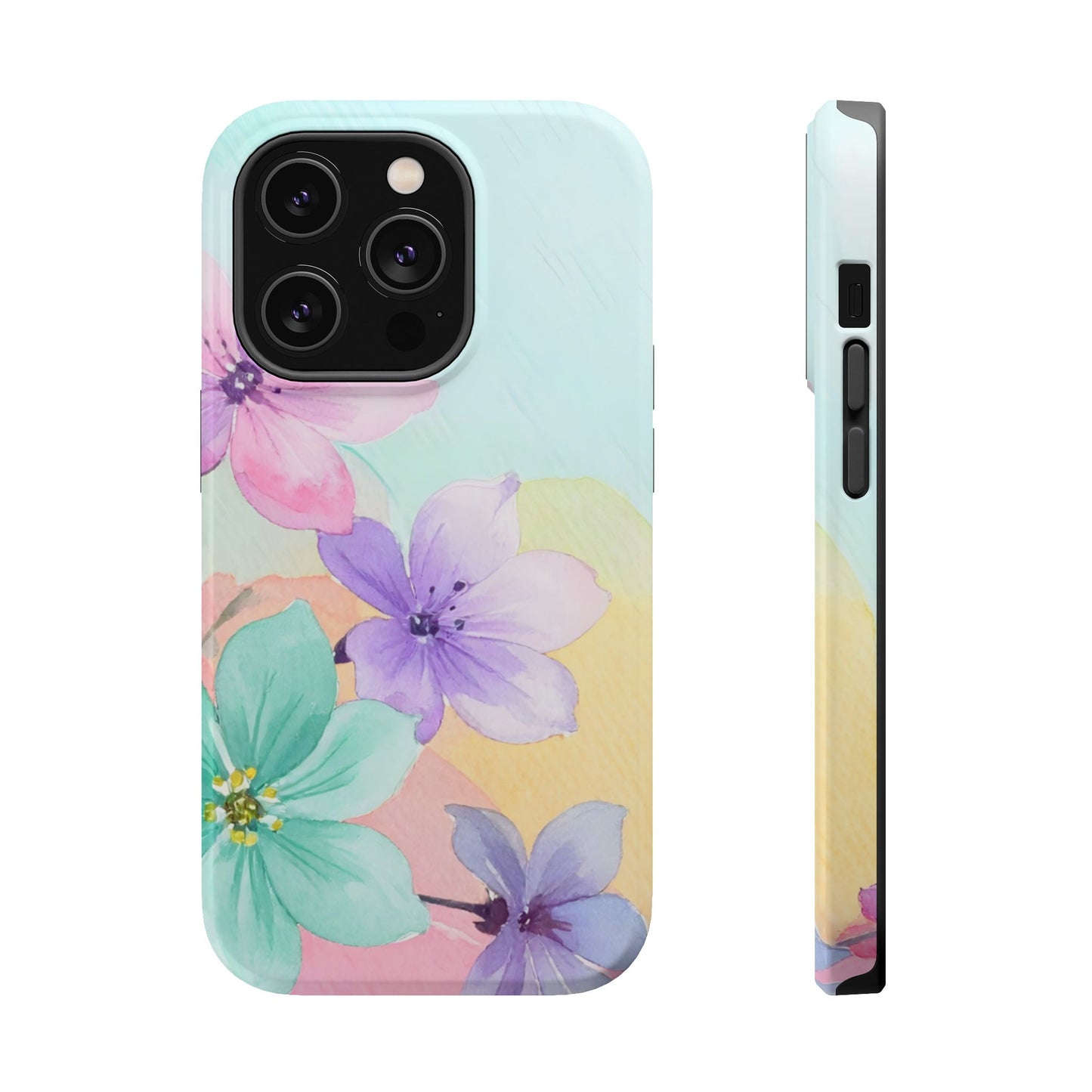 Wireless-Charging Compatible Case – Water Petal