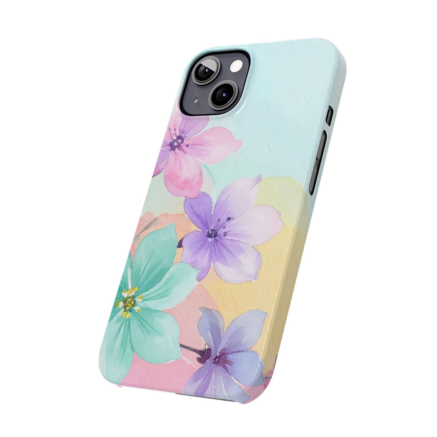 Slim Phone Case – Water Petal