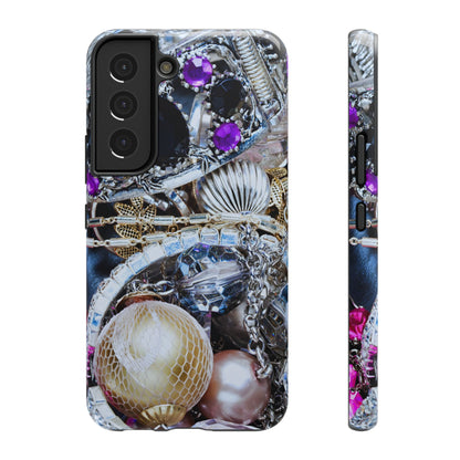 Impact-Resistant Phone Case – Chrome Jewel