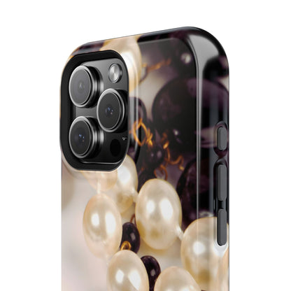 Impact-Resistant Phone Case – Noir Pearl