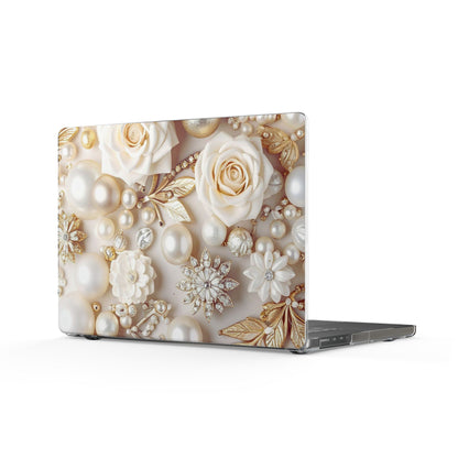 Clear Laptop Case – Ivory Opulence
