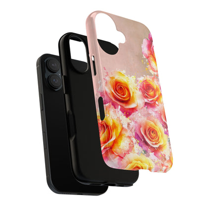 Protective Phone Case – Sunset Roses