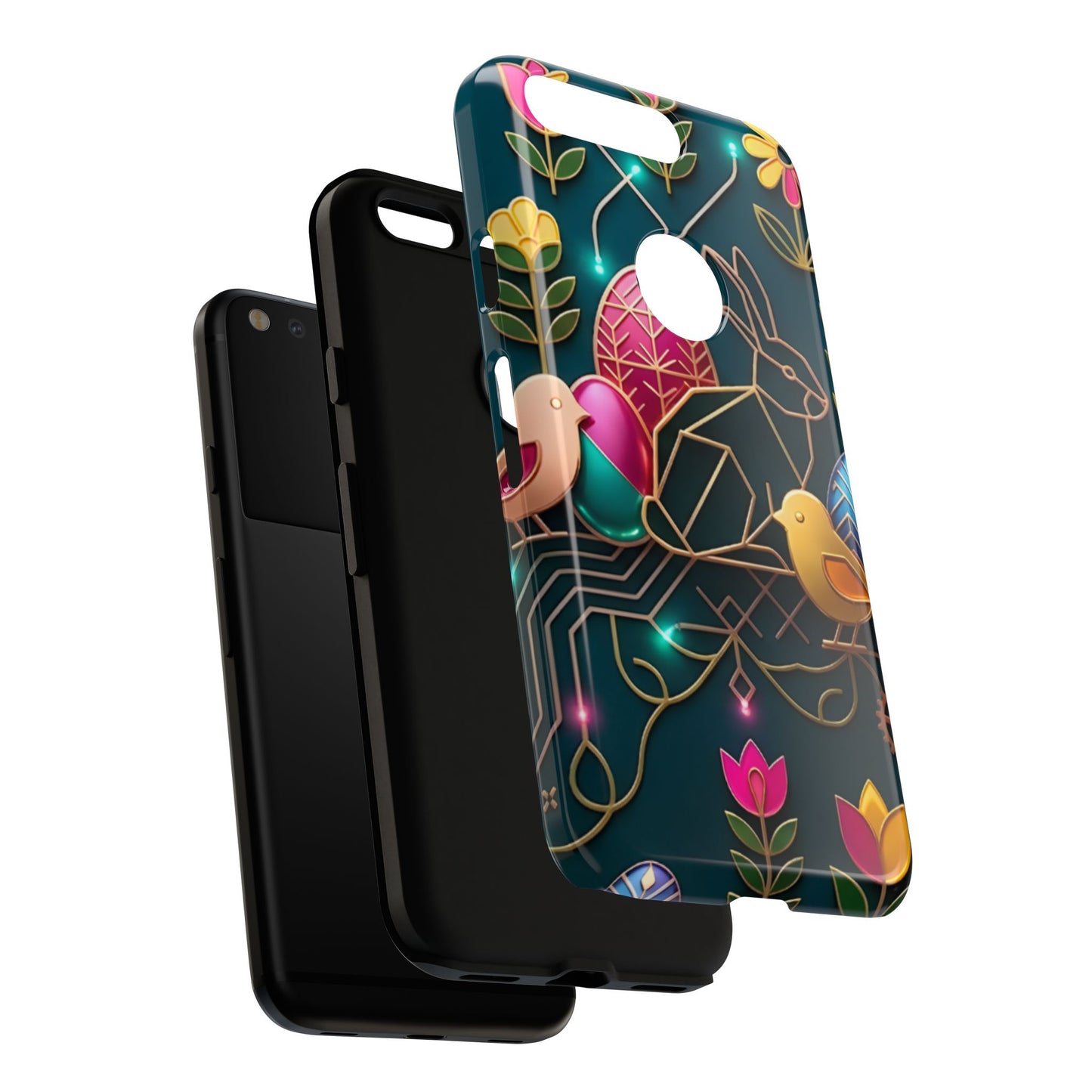 Protective Phone Case – Jeweled Garden