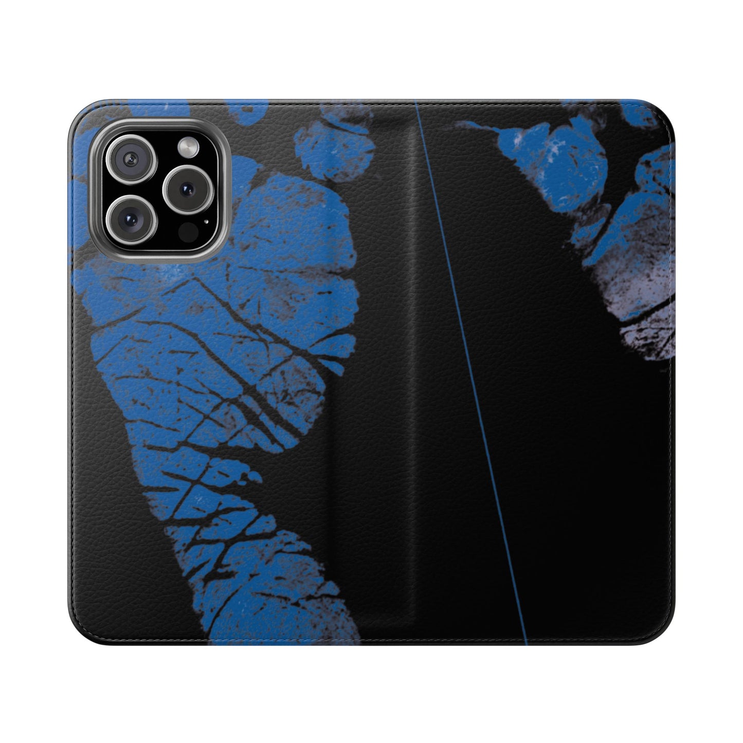 Flip Case – Mom’s Little Blue Footprints