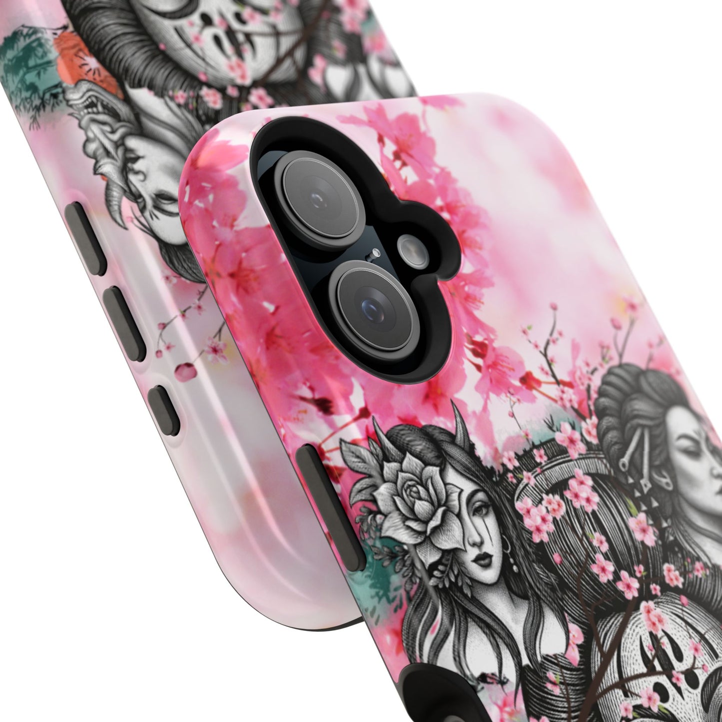 Wireless-Charging Compatible Case – Blossom & Thorn