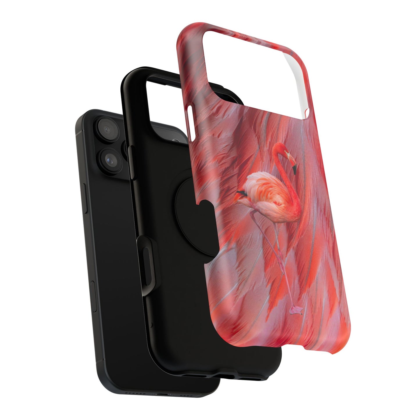 Impact-Resistant Phone Case – Scarlet Plume
