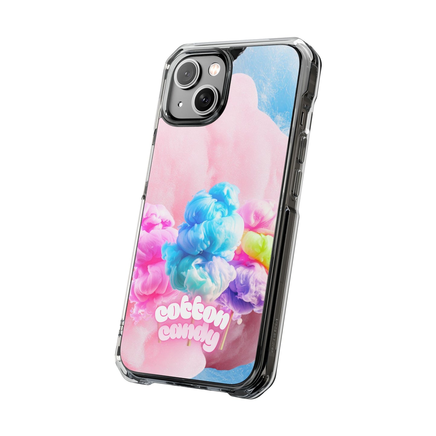 Clear Magnetic Phone Case – Cotton Candy Dream