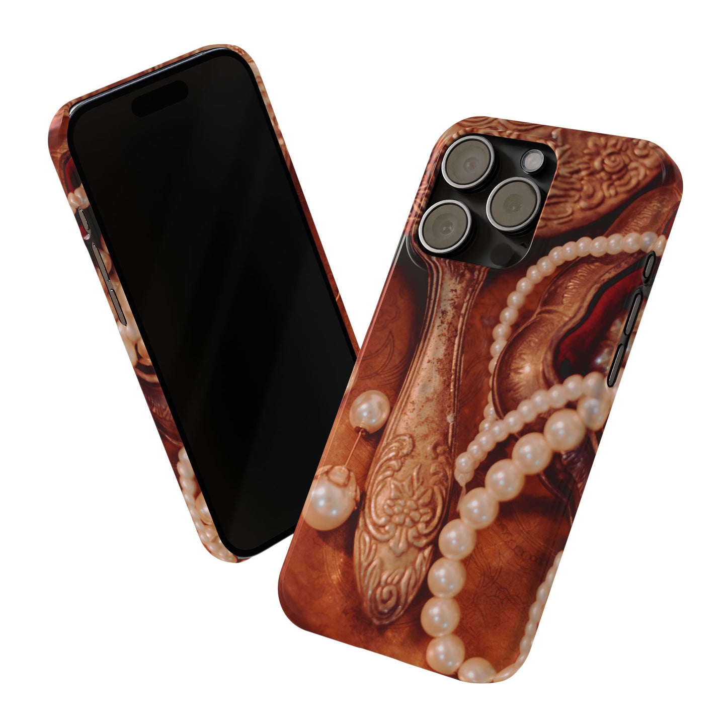 Slim Phone Case – Bronze Vanity