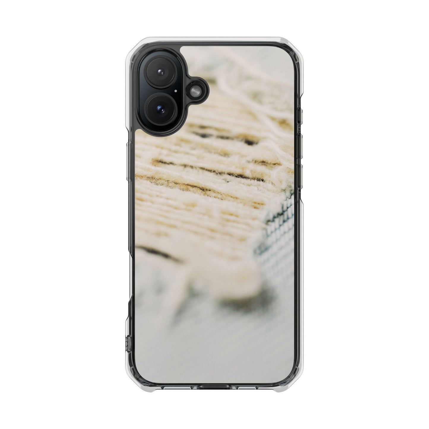 Clear Magnetic Phone Case – Woven Warmth