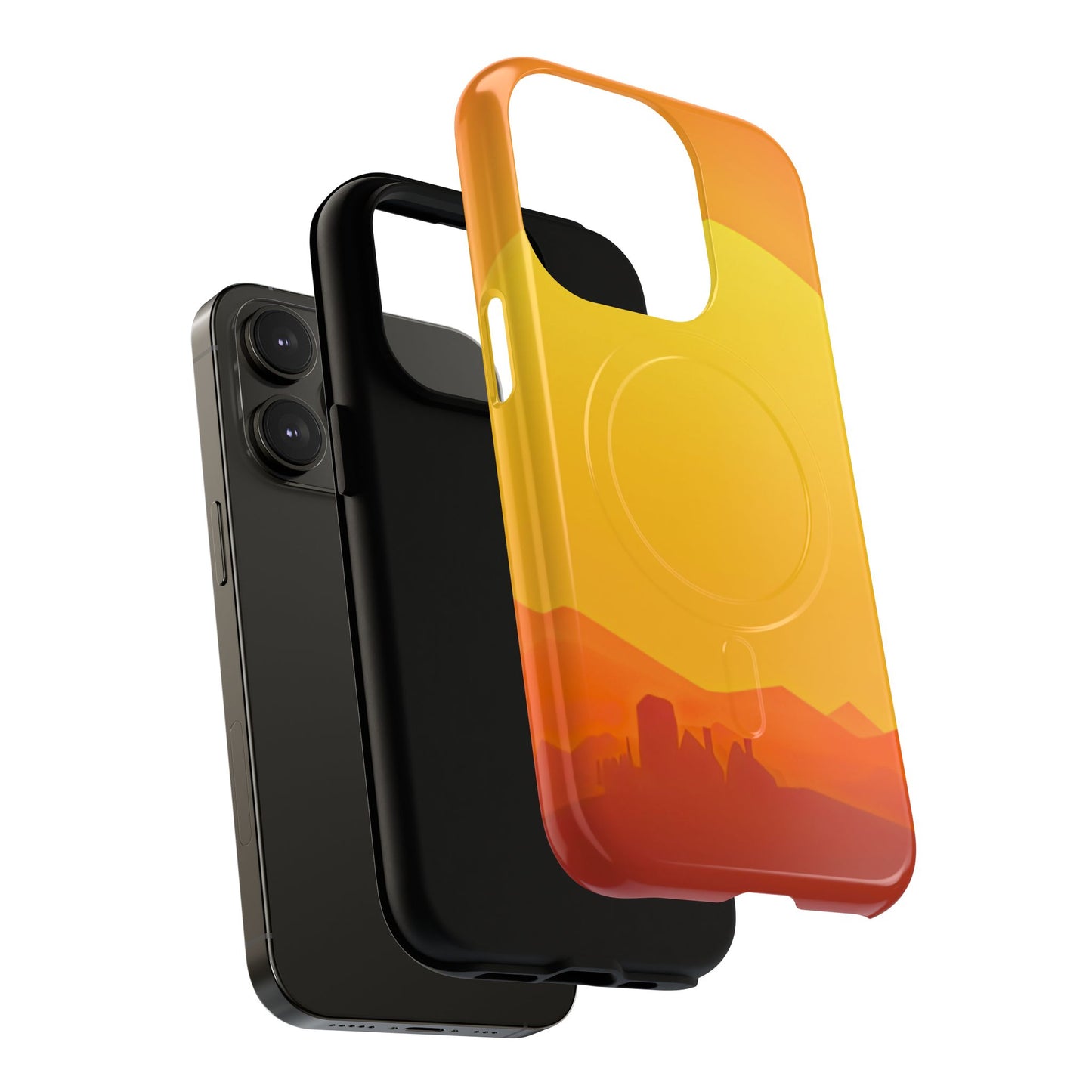 Protective Magnetic Phone Case — Desert Sunrise
