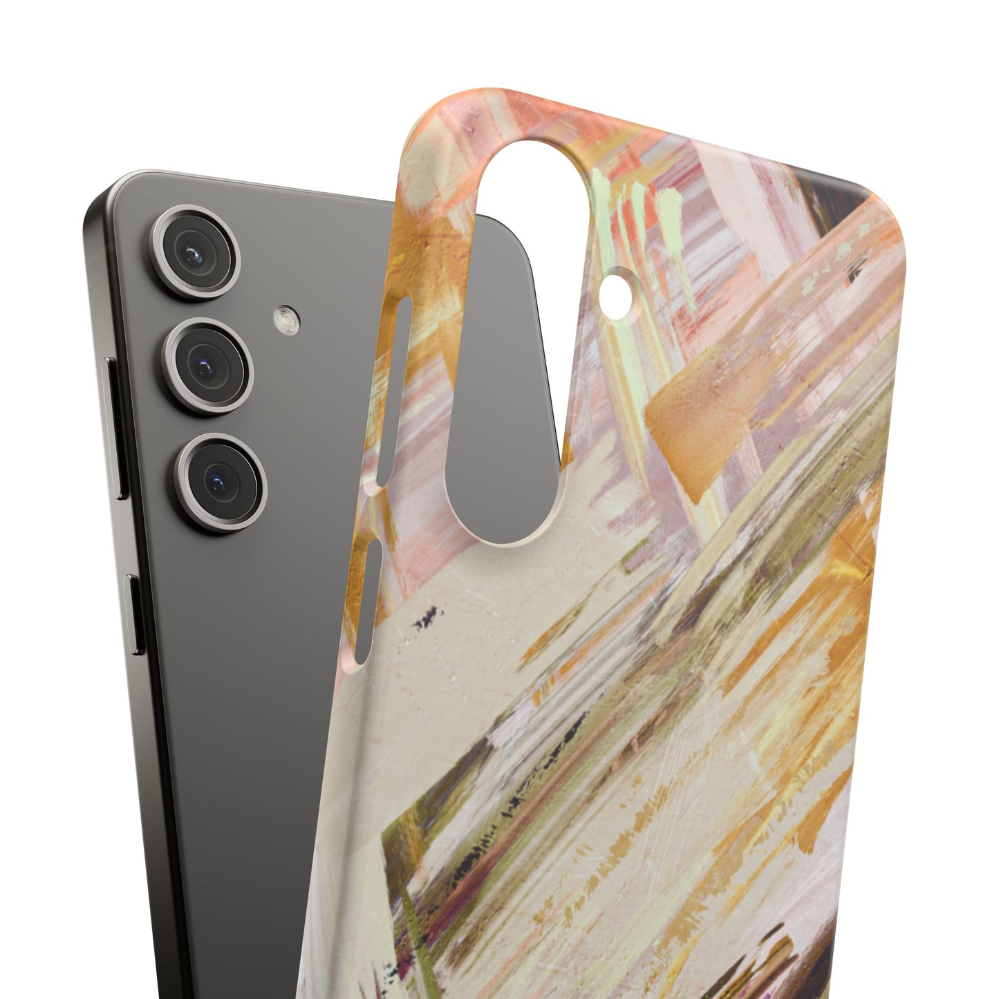 Snap Phone Case – Brush & Bronze