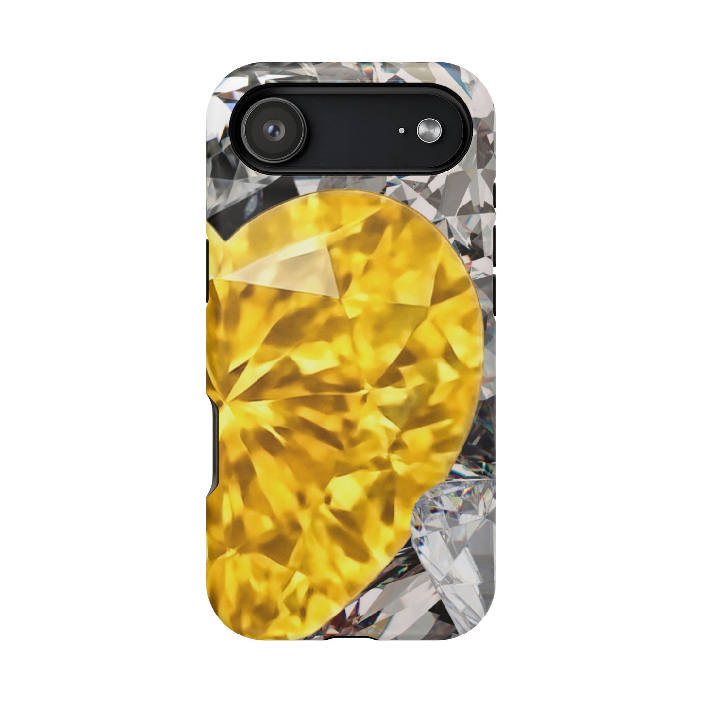 Impact-Resistant Phone Case – Heart of Gold