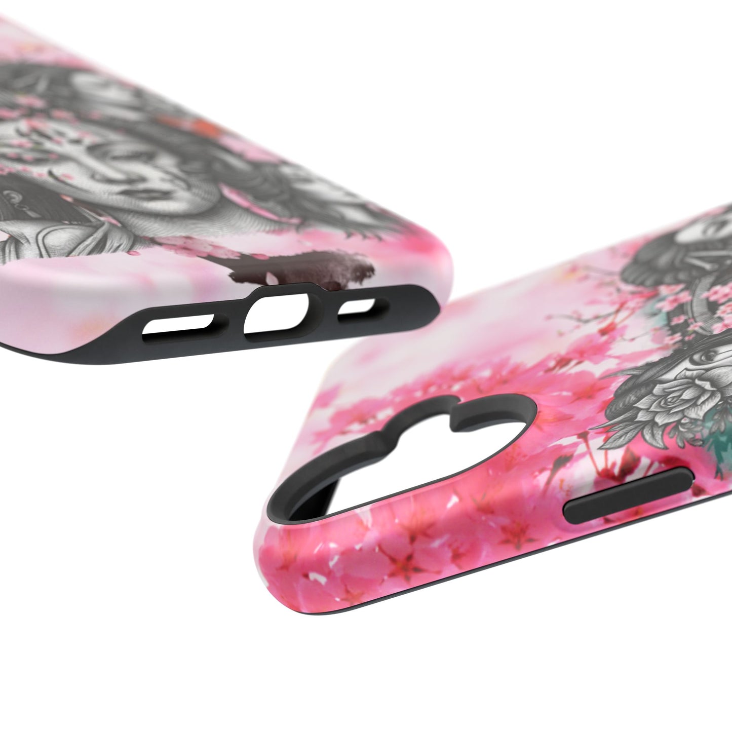 Wireless-Charging Compatible Case – Blossom & Thorn