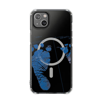 Clear Magnetic Phone Case – Mom’s Little Blue Footprints