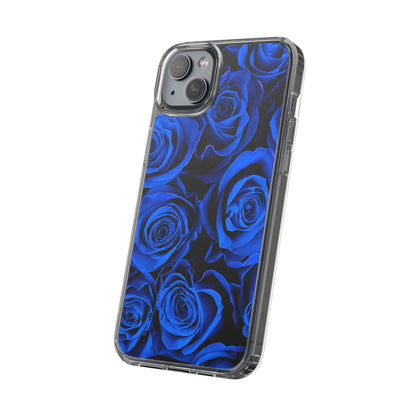 Clear Phone Case – Midnight Bloom
