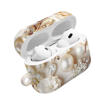 Earbud Case Cover – Ivory Opulence