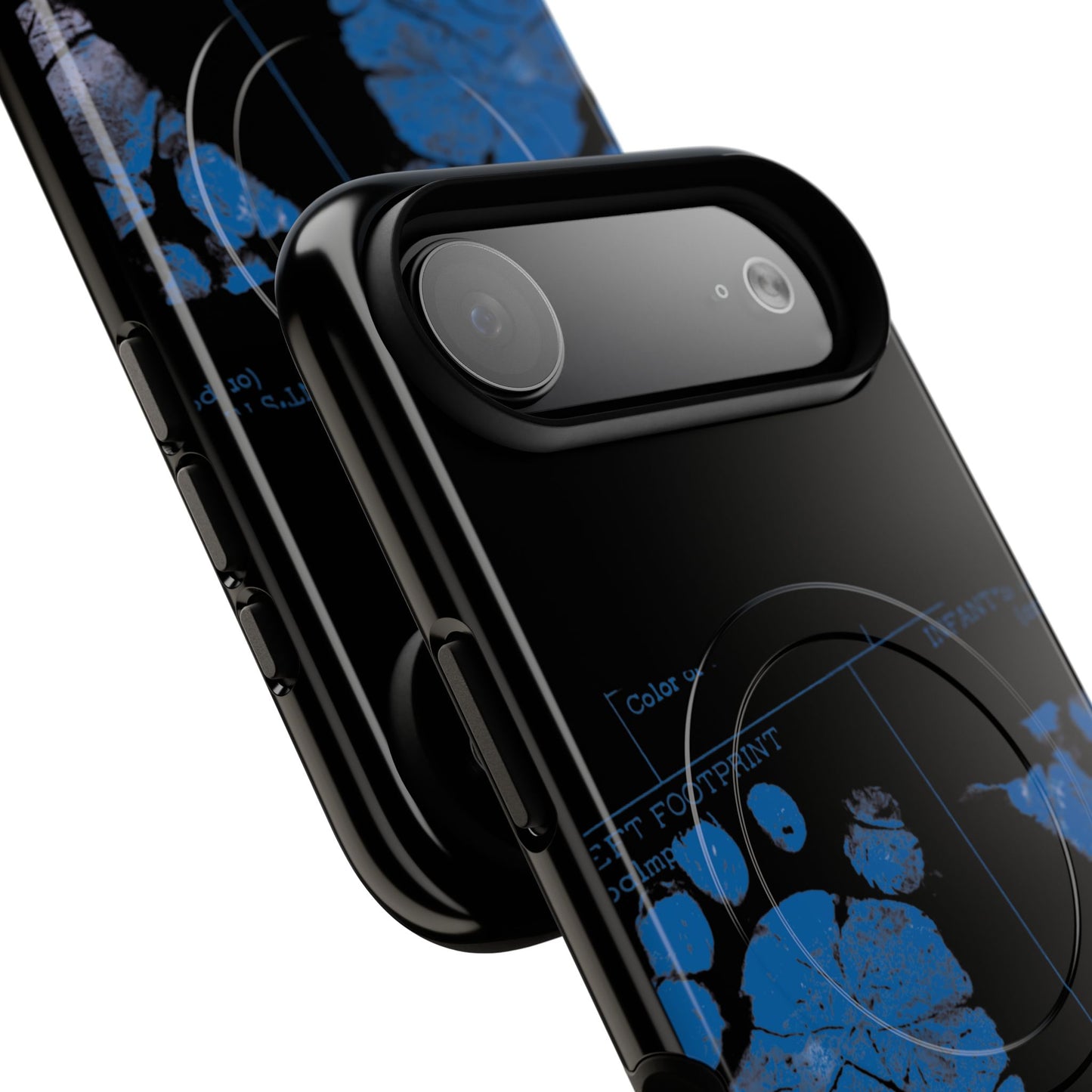 Protective Magnetic Phone Case – Mom’s Little Blue Footprints