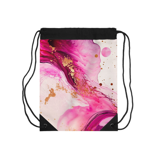 Drawstring Bag – Blush & Burn