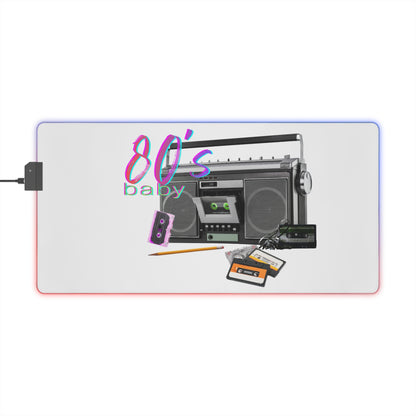 LED Desk Mat – 80s Baby
