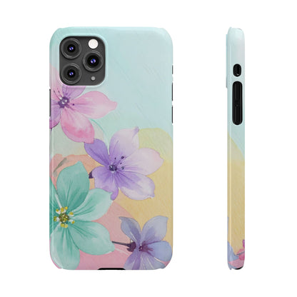 Slim Phone Case – Water Petal