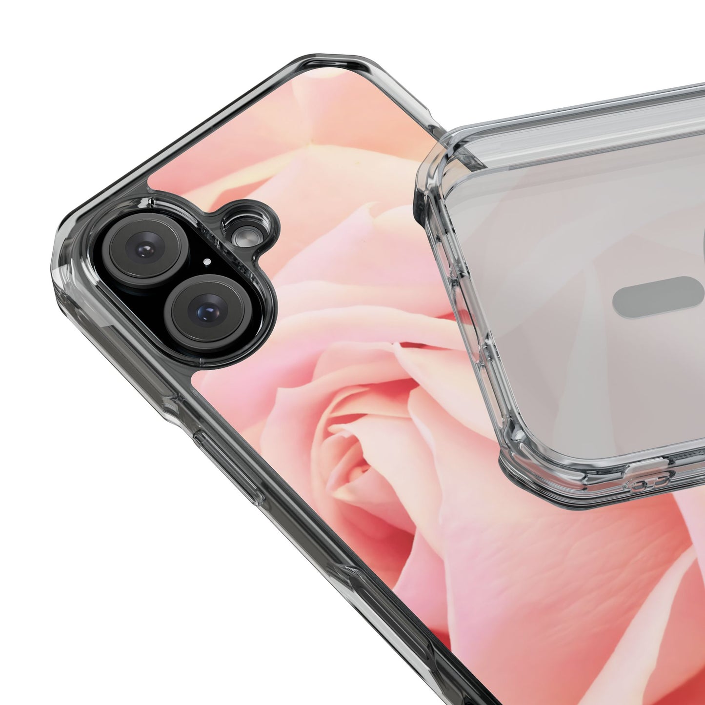 Clear Magnetic Phone Case – A Mother’s Rose Embrace