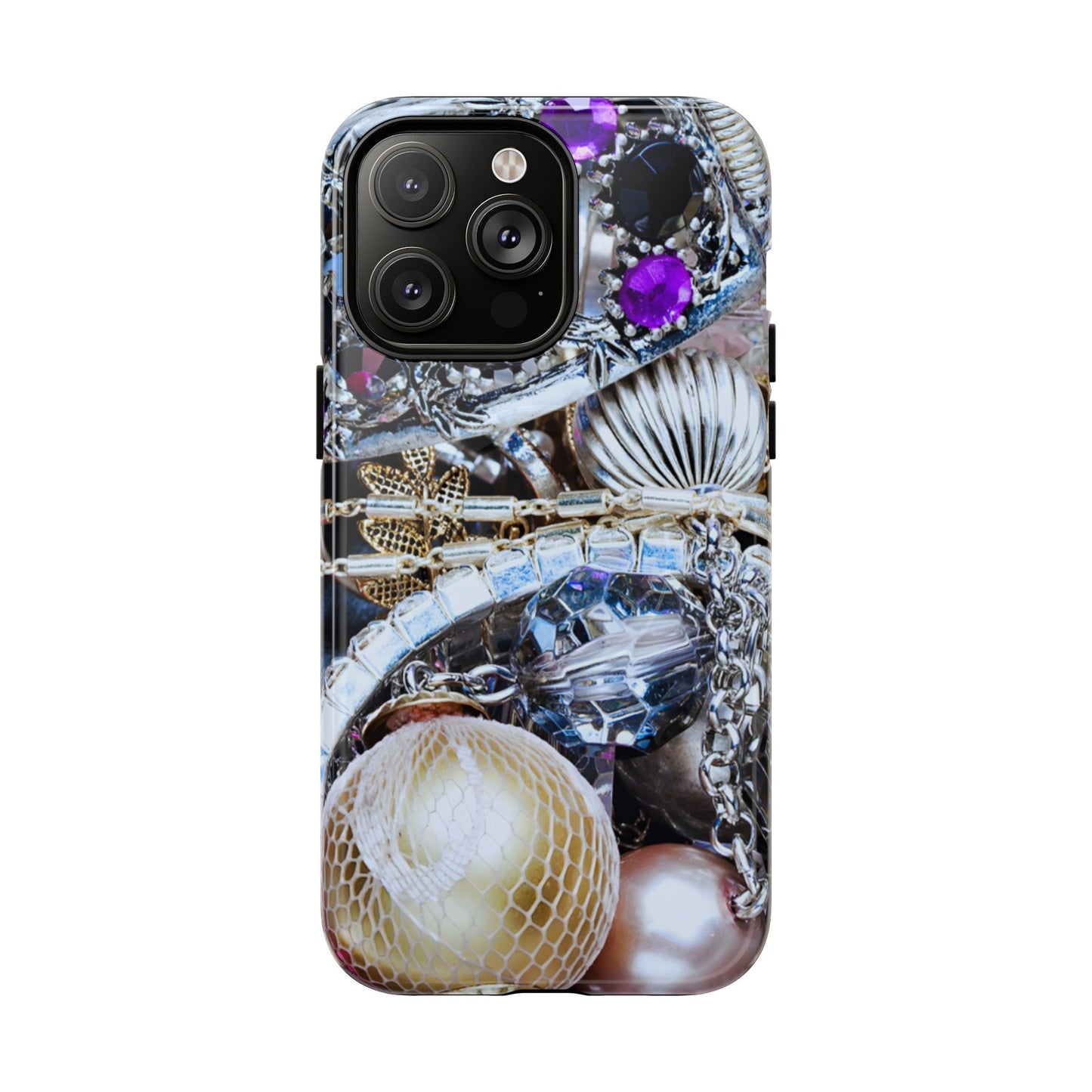 Protective Magnetic Phone Case – Chrome Jewel