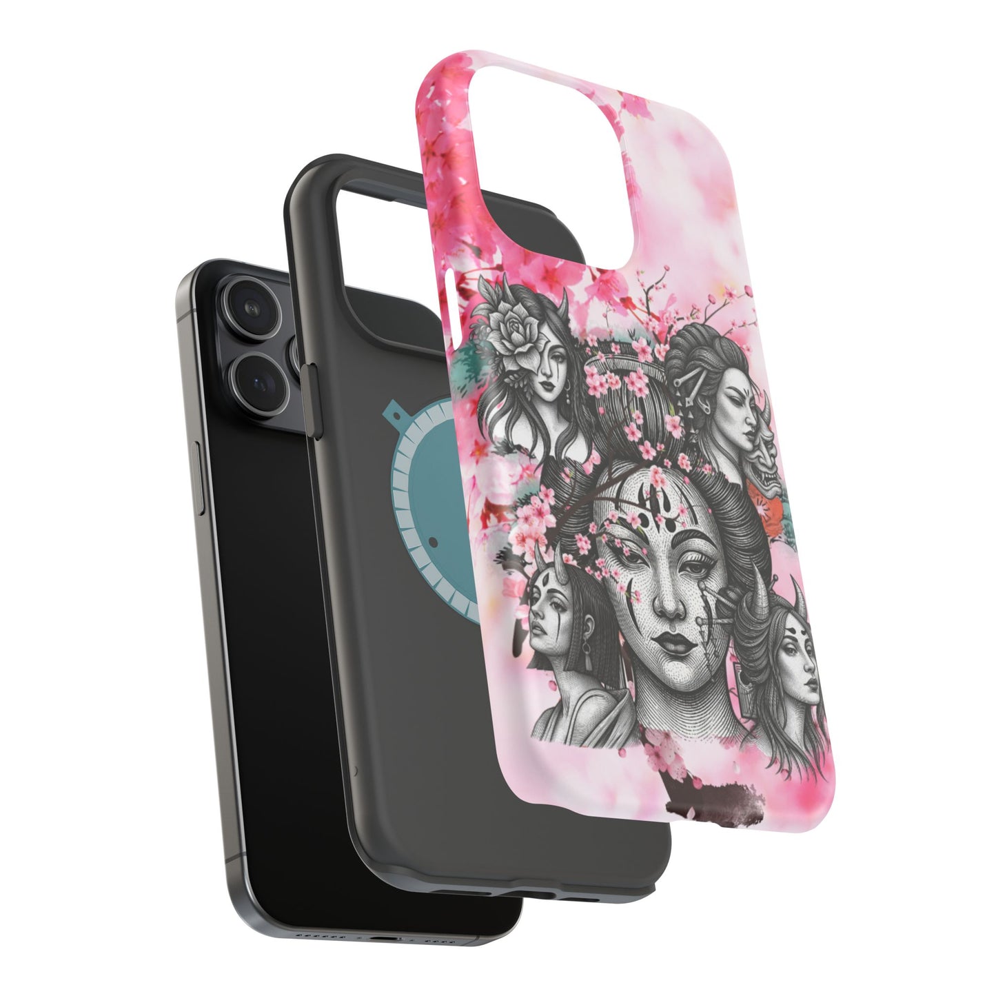 Wireless-Charging Compatible Case – Blossom & Thorn
