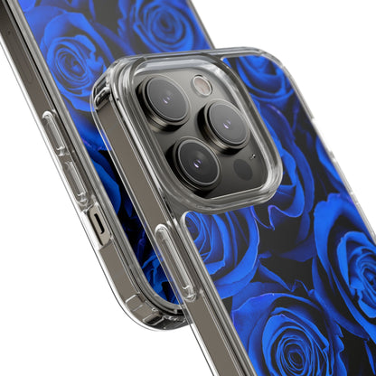 Clear Phone Case – Midnight Bloom
