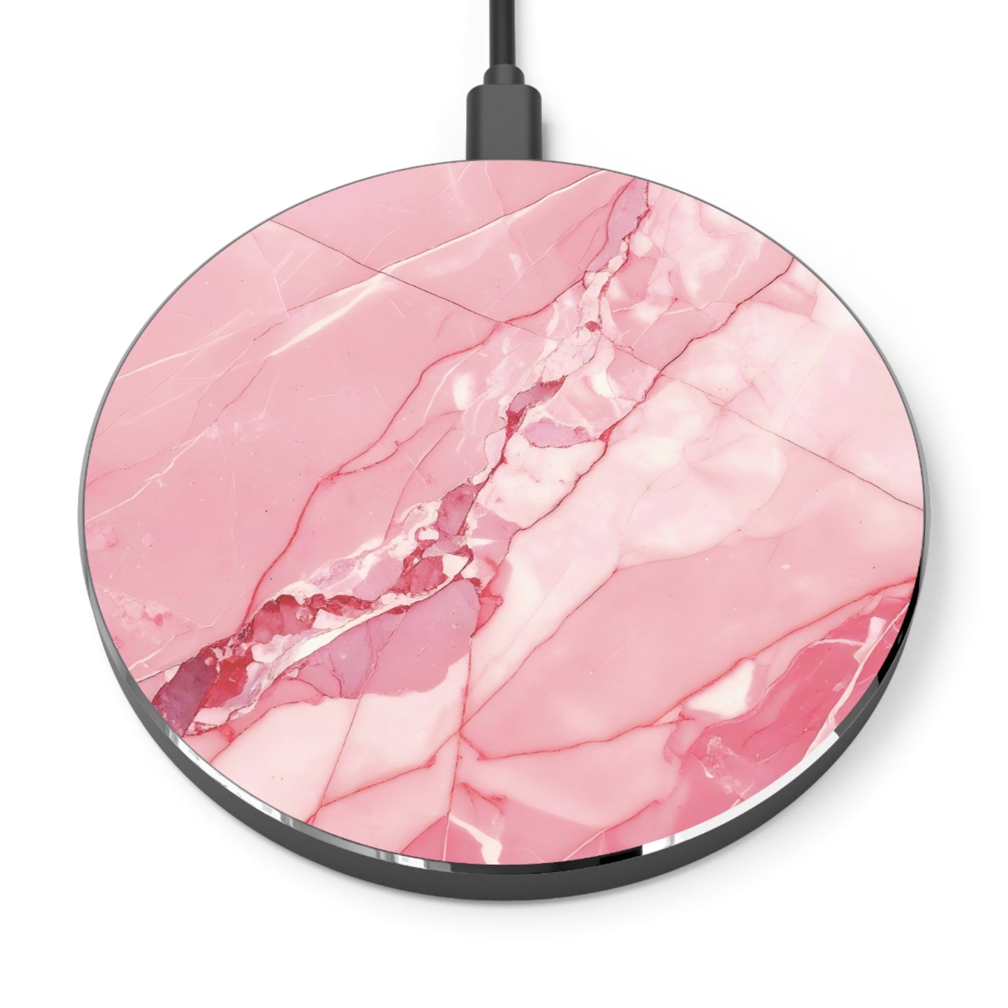 Wireless Charger – Pink Agate