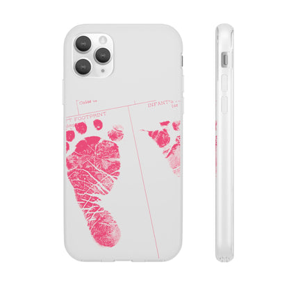 Flexi Case – Mom’s Little Pink Footprints